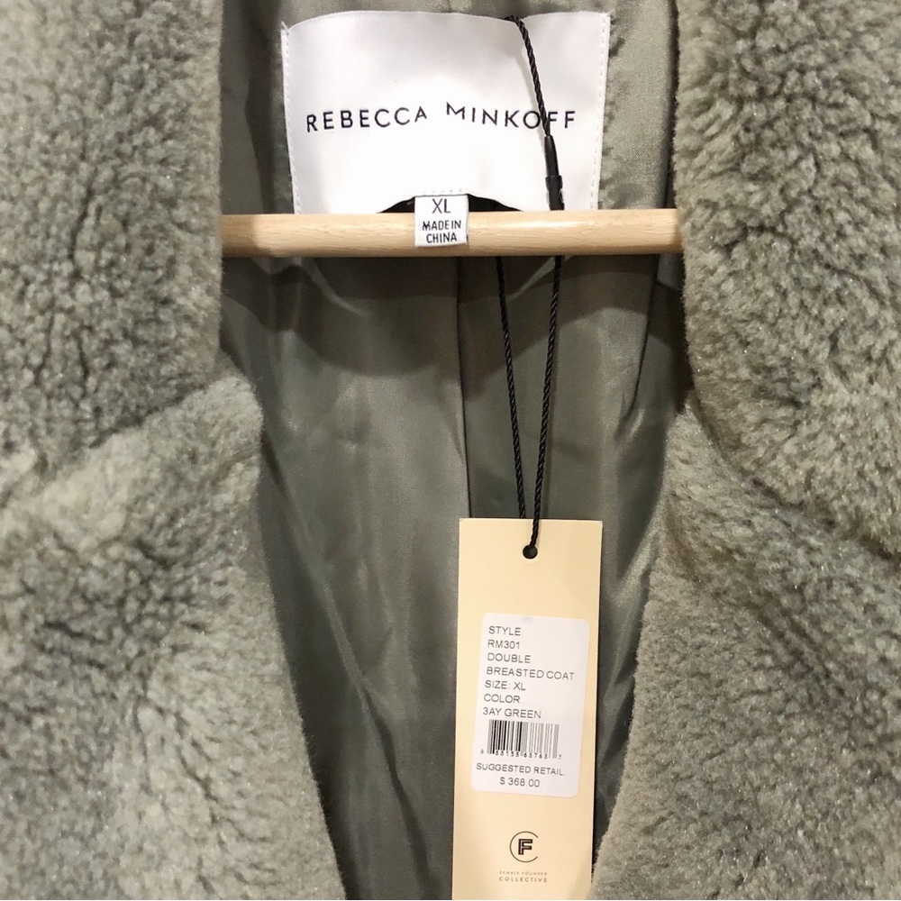 NWT Rebecca Minkoff Double-Breasted Coat - Picture 9 of 11